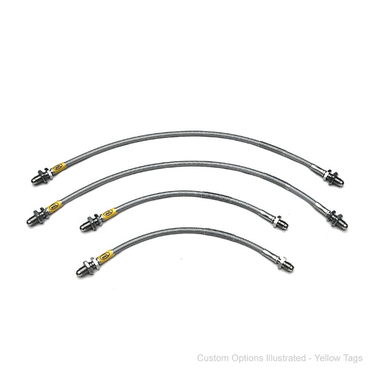 HEL Performance Braided Brake Lines - Alfa Romeo 75 2.0 Twin Spark