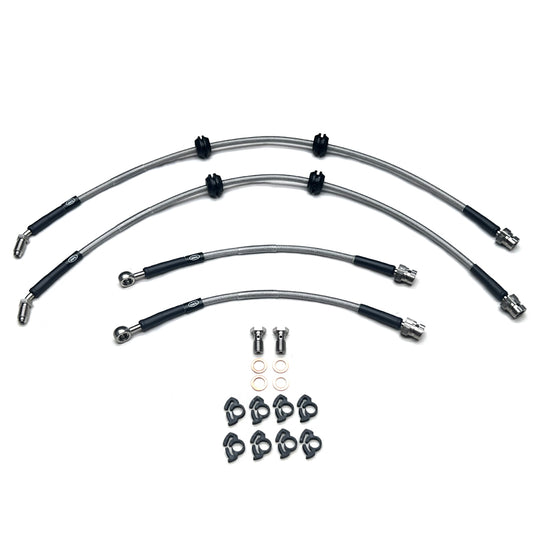 HEL Braided Brake Lines - Audi RS4 B9 2.9 TFSi with Steel Discs 2018-