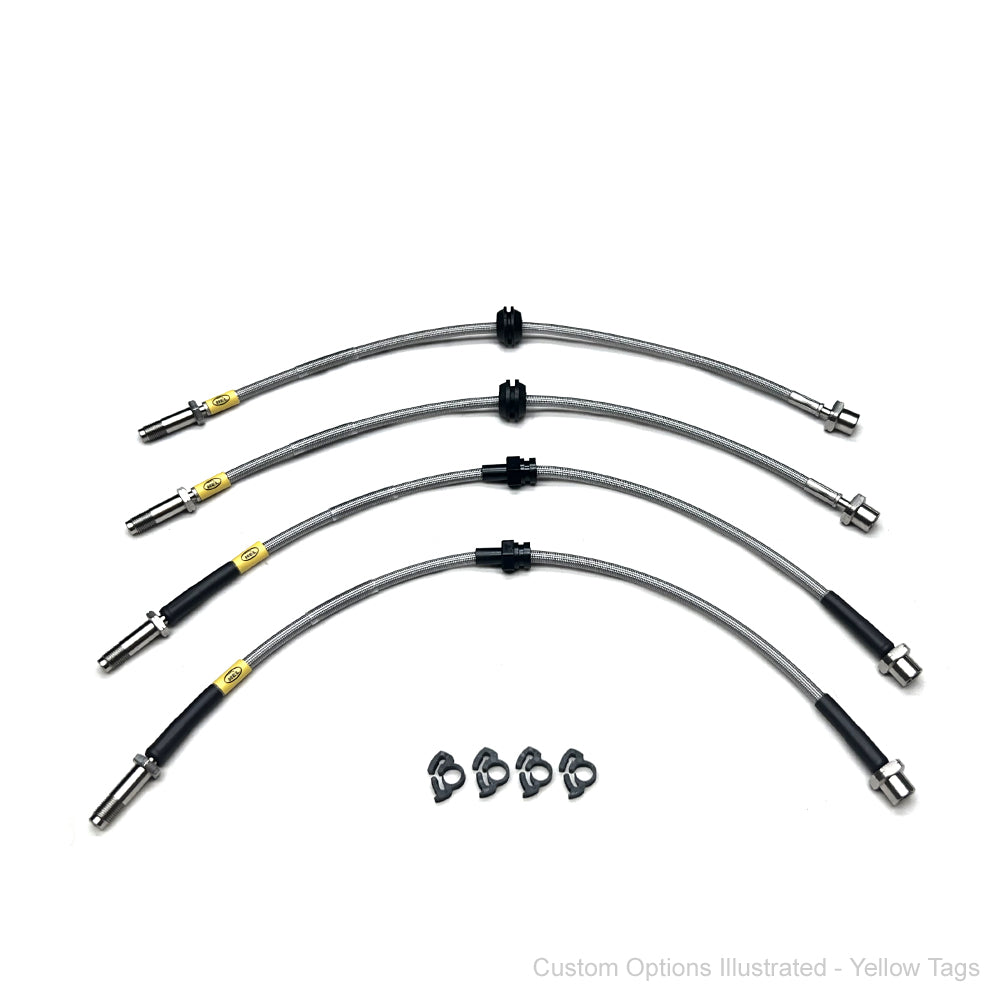 HEL Performance Braided Brake Lines - BMW 3 Series E46 328Ci 99-00
