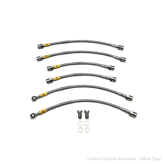 HEL Performance Braided Brake Lines - BMW 3 Series E21 323i 78-83