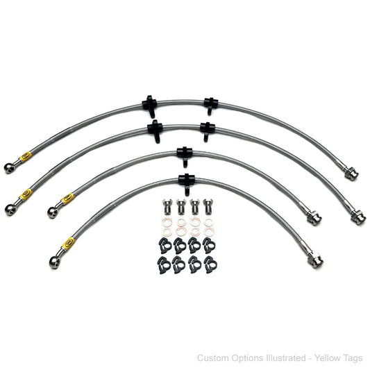 HEL Performance Braided Brake Line Kit - Honda Integra DC2 Type-R