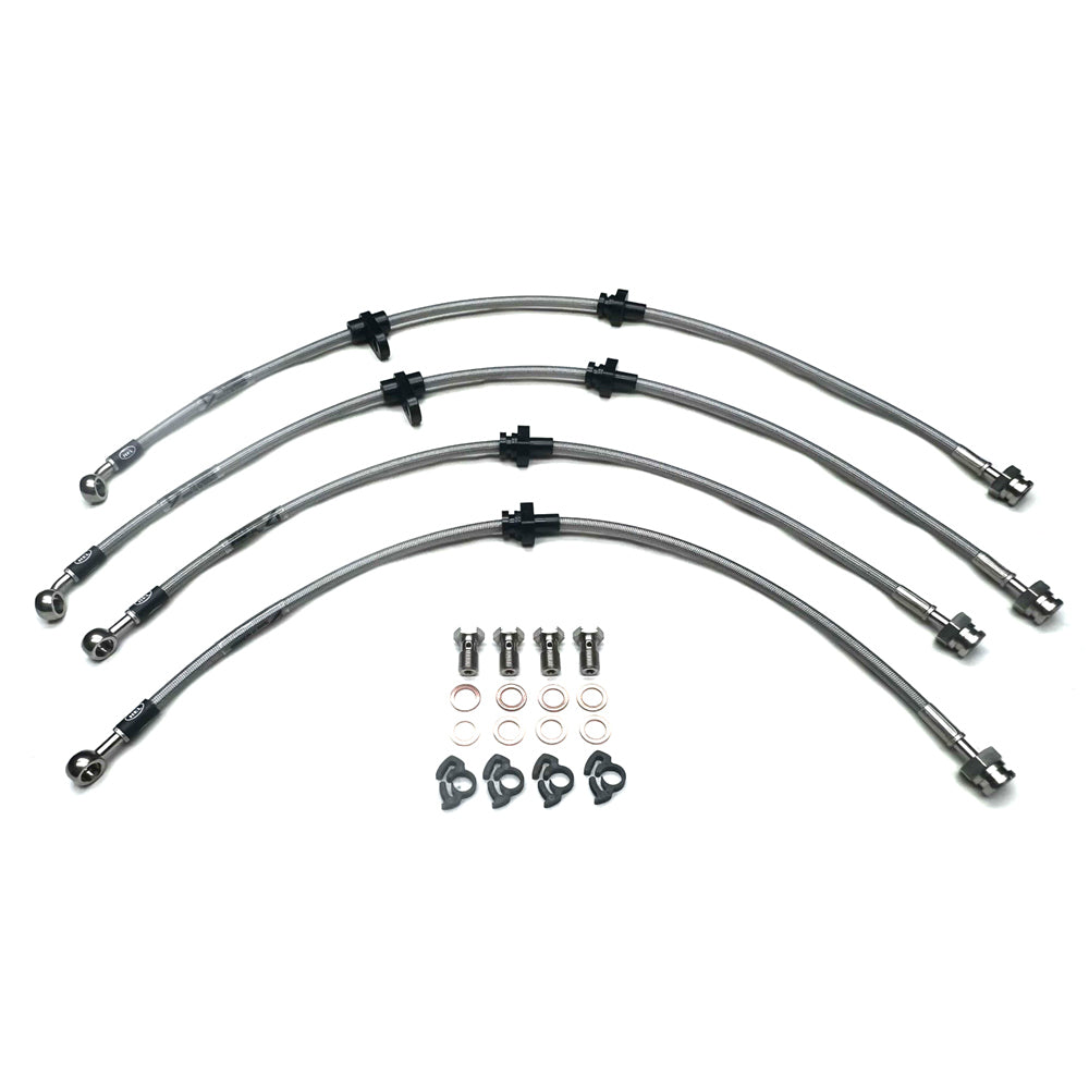 HEL Performance Braided Brake Line Kit - Nissan Pulsar N14 GTi-R - HEL Auto