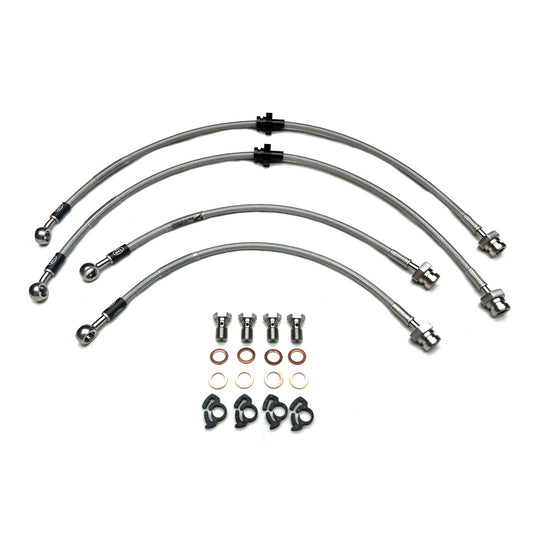 HEL Performance Braided Brake Line Kit - Nissan S13 Silvia/180SX (OEM Calipers) - HEL Auto