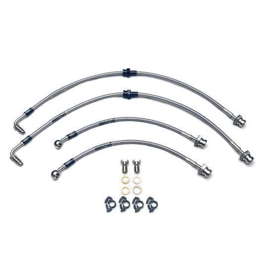HEL Braided Brake Line Kit - Nissan S14/S15 Silvia/200SX (GTS-T/GT-R Front Calipers) - HEL Auto