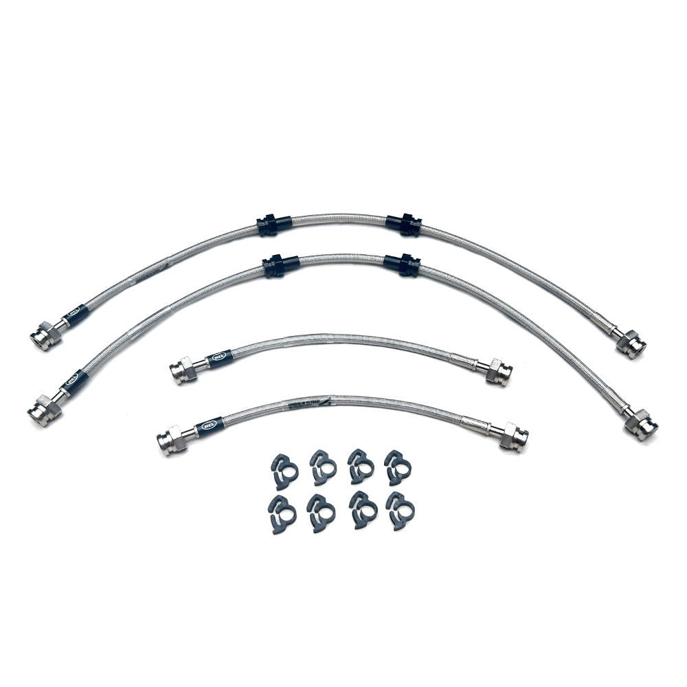 HEL Performance Braided Brake Line Kit - Nissan R32 GTS-T - HEL Auto