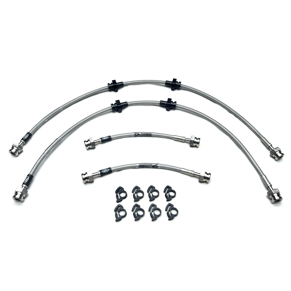 HEL Performance Braided Brake Line Kit - Nissan Z32 300ZX - HEL Auto