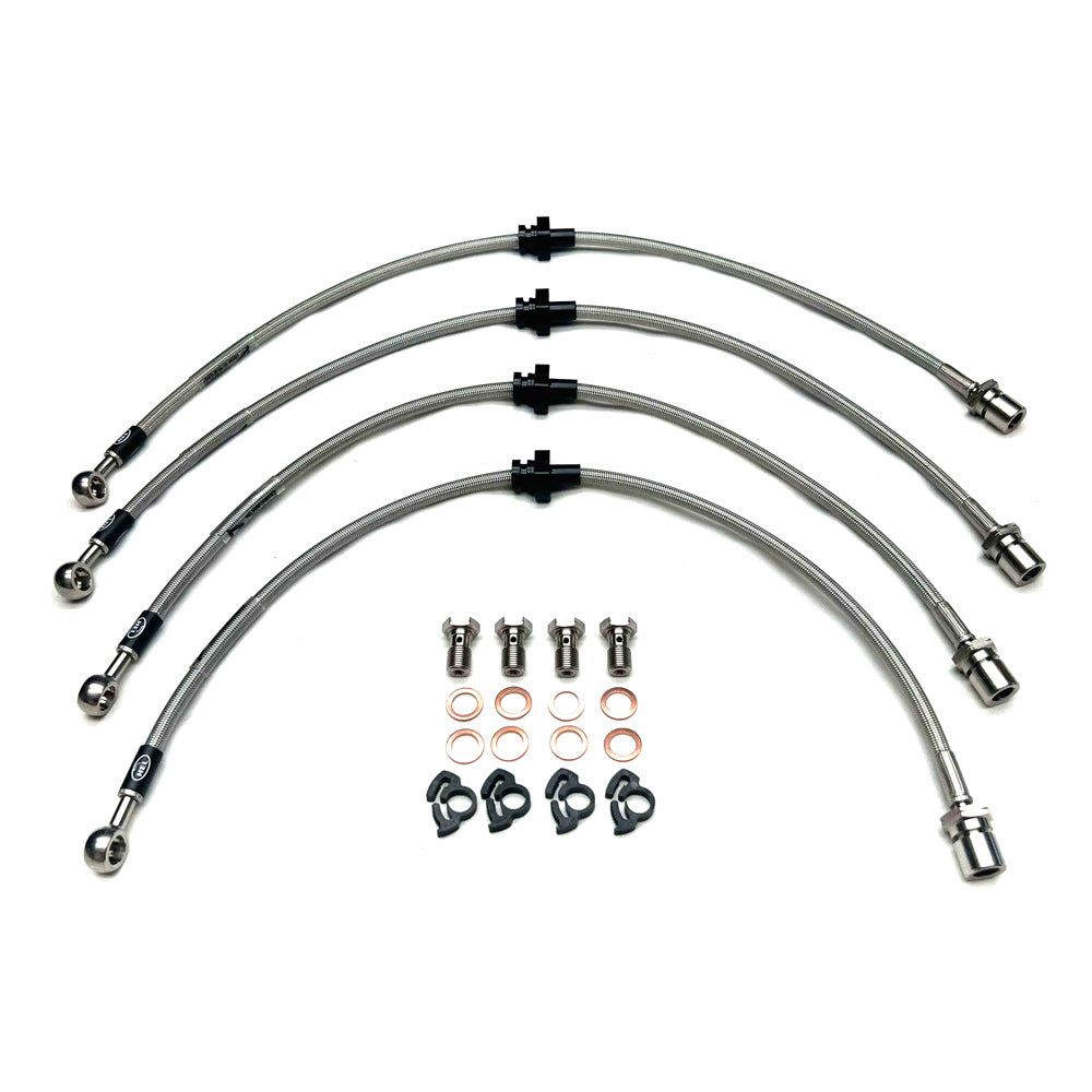 HEL Performance Braided Brake Line Kit - Subaru GC8 WRX/STI 94-00 - HEL Auto