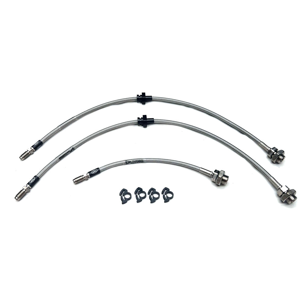 HEL Braided Brake Line Kit - Toyota Corolla Sprinter AE86 83-87 ADM - HEL Auto