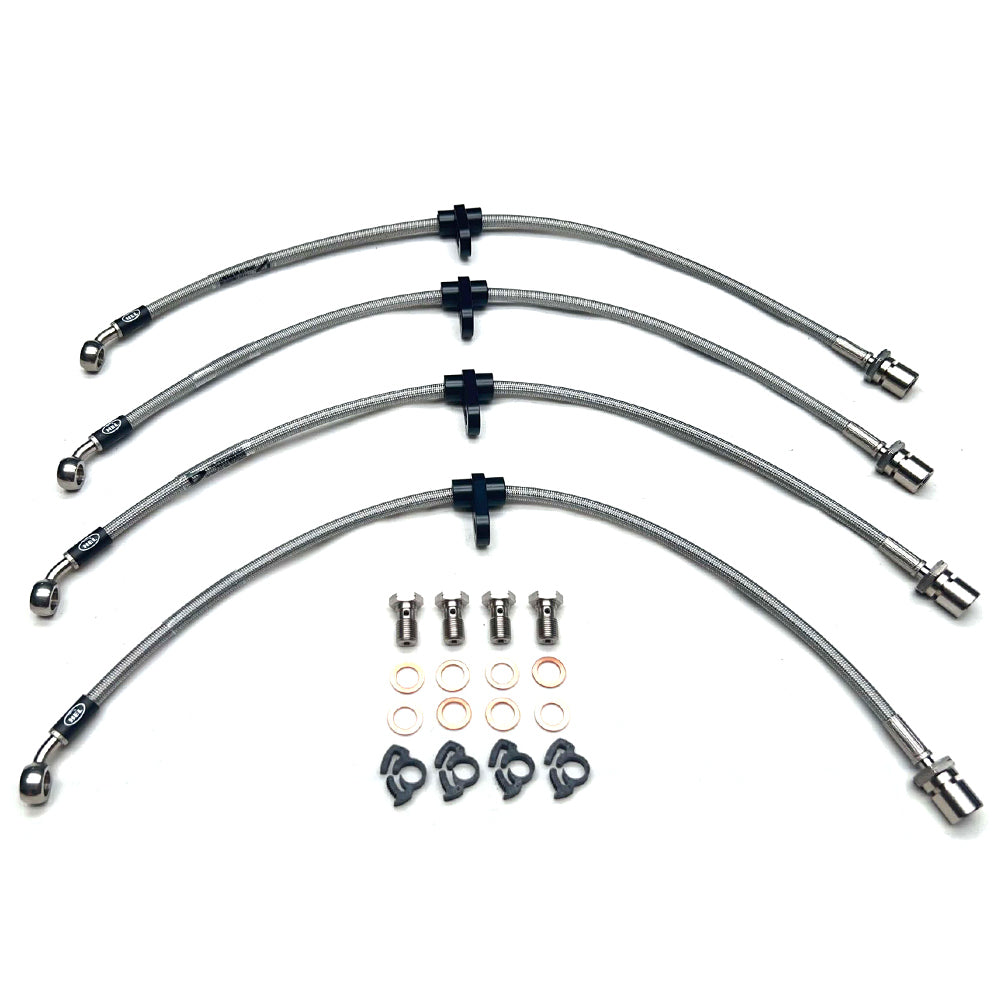 HEL Performance Braided Brake Line Kit - Subaru G3 WRX/STI 08-14 - HEL Auto