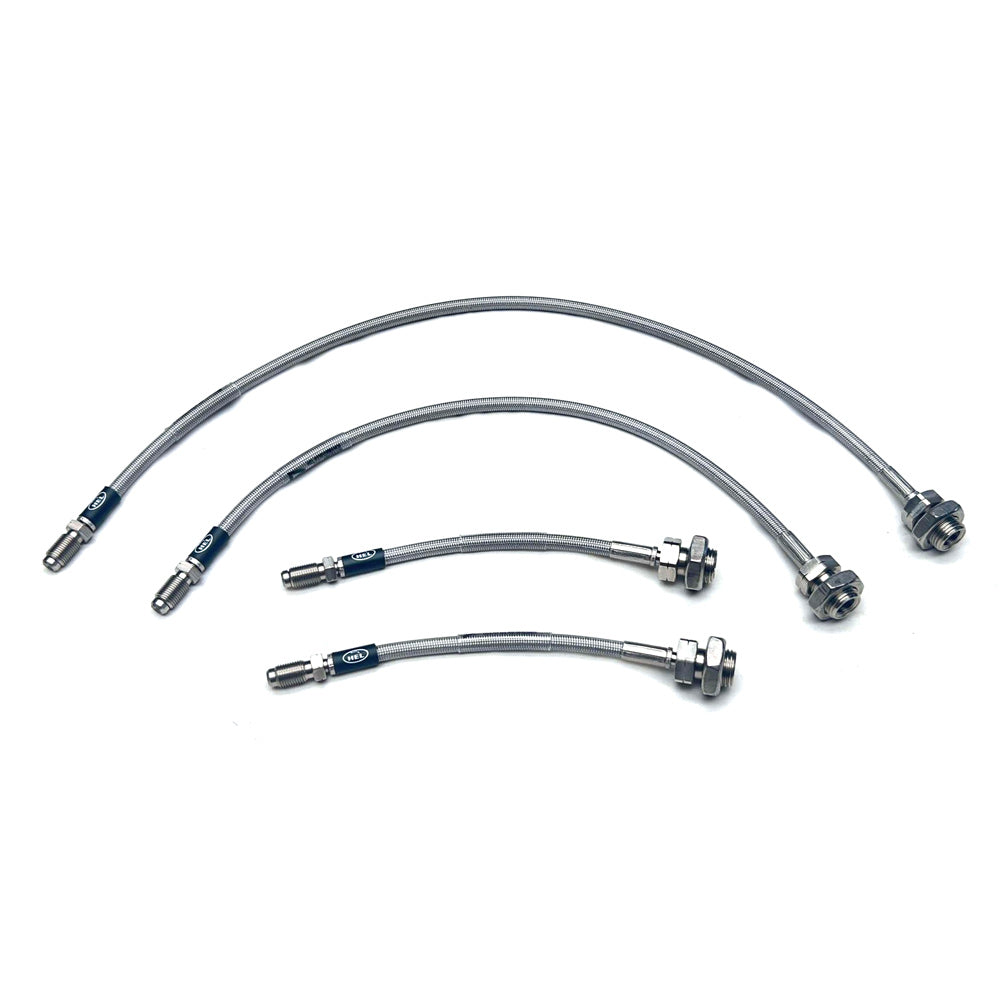 HEL Performance Braided Brake Line Kit - Toyota Landcruiser 75 Series BJ75/FJ75/HJ75 84-99 (Drum Rear, 2") - HEL Auto