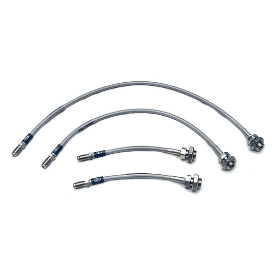 HEL Performance Braided Brake Line Kit - Toyota Landcruiser 75 Series BJ75/FJ75/HJ75 84-99 (Drum Rear, 2") - HEL Auto