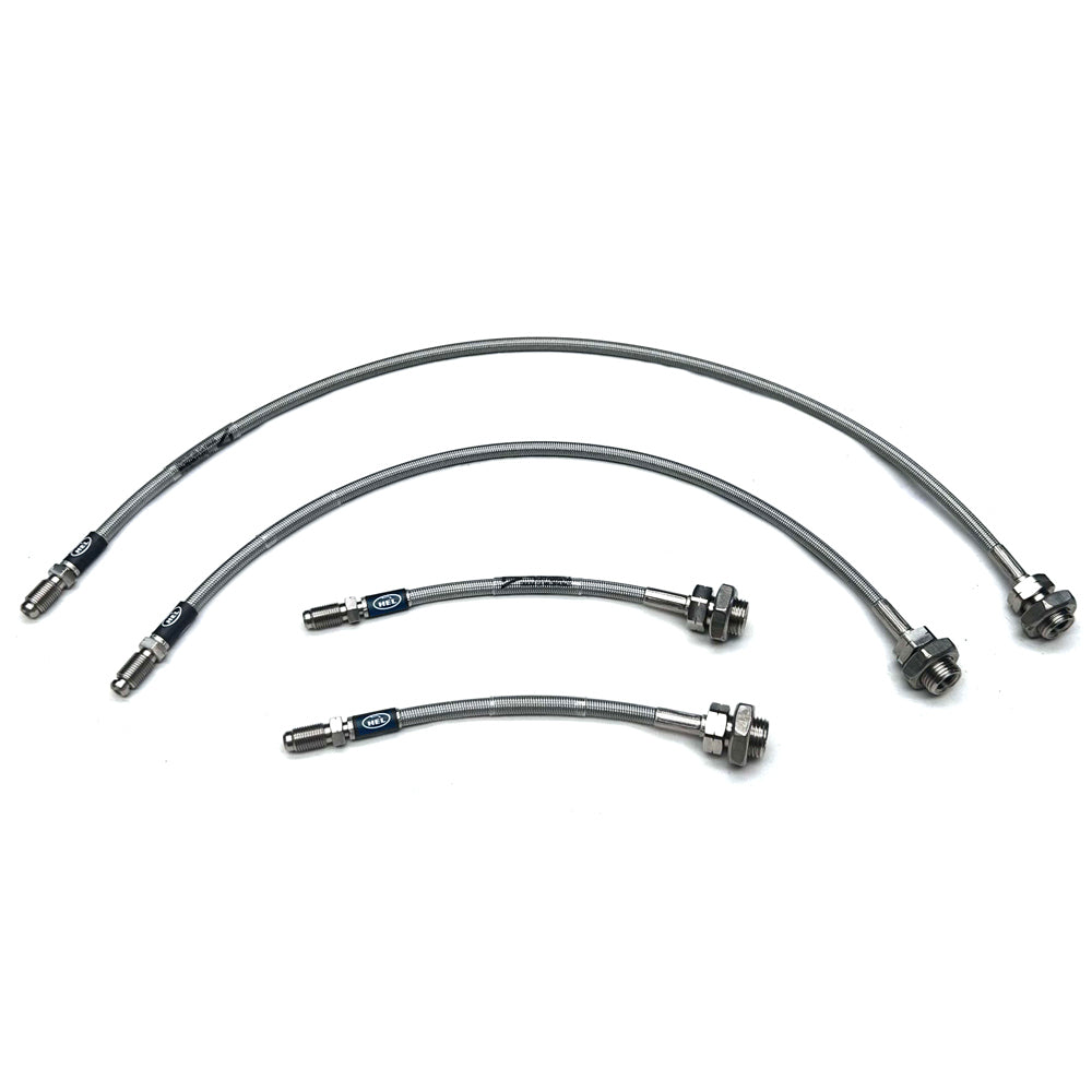 HEL Braided Brake Line Kit - Toyota Landcruiser 75 Series BJ75/FJ75/HJ75 84-99 (Drum Rear, 4") - HEL Auto