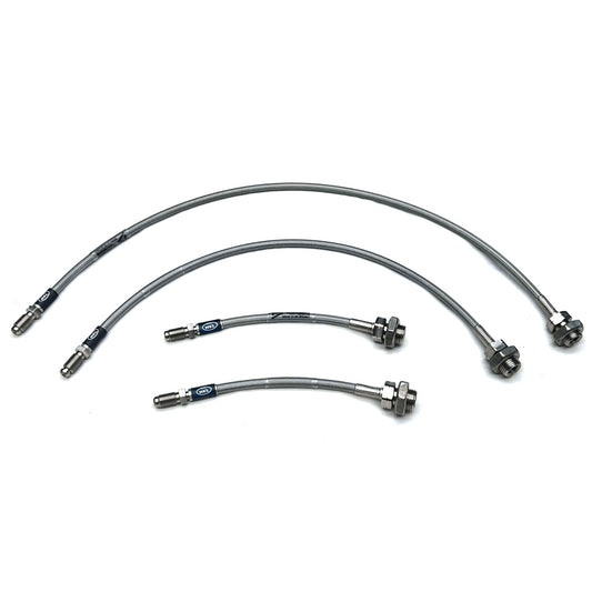 HEL Braided Brake Line Kit - Toyota Landcruiser 75 Series BJ75/FJ75/HJ75 84-99 (Drum Rear, 4") - HEL Auto
