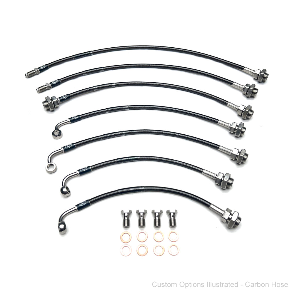 HEL Braided Brake Line Kit - Toyota Landcruiser 80 Series 92-98 (w/ABS, 4" Lift) - HEL Auto