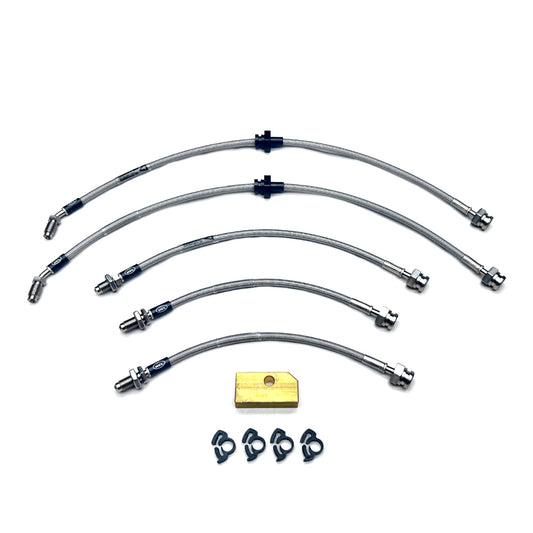 HEL Braided Brake Line Kit - Nissan Skyline R31 ADM (GTS-T Fr Caliper)
