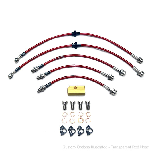 HEL Performance Braided Brake Line Kit - Nissan Skyline R31 ADM