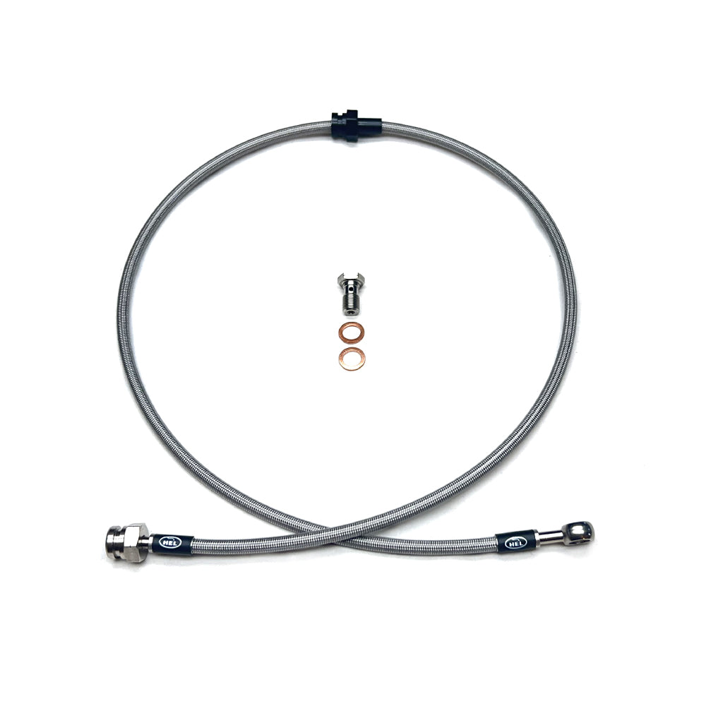 HEL Performance Braided Clutch Line Kit - Mitsubishi Evo 5-6 (1/2 Length Spec)