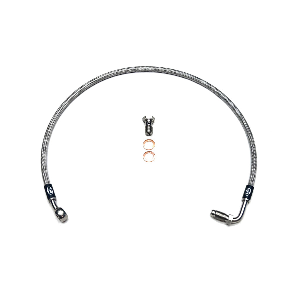 HEL Braided Clutch Line Kit - Nissan R32 Skyline GT-R w/Push Clutch (Full Length) - HEL Auto