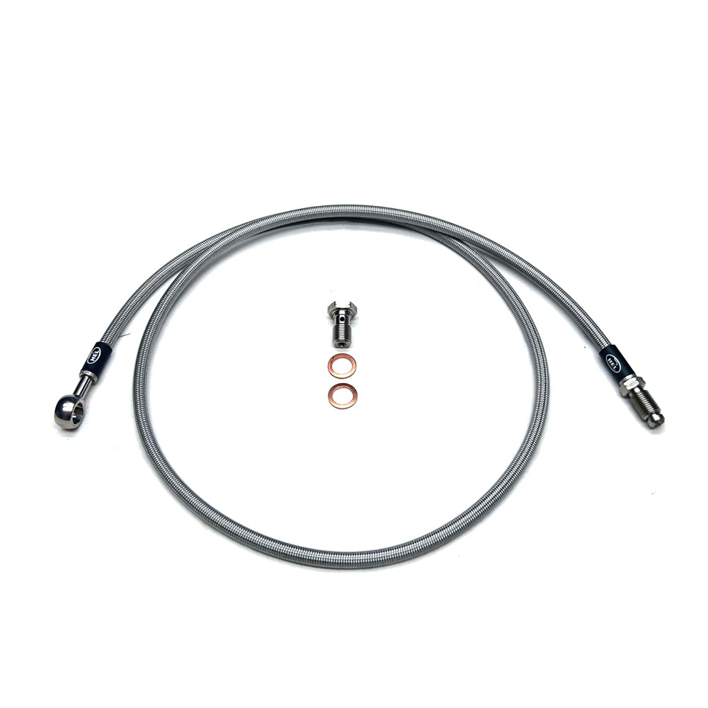 thumbnail image 2 of Stainless Steel Braided Clutch Line For Honda Civic 2002-2020 - EM2 DX/LX/EX Replacement Kit 2 of 14