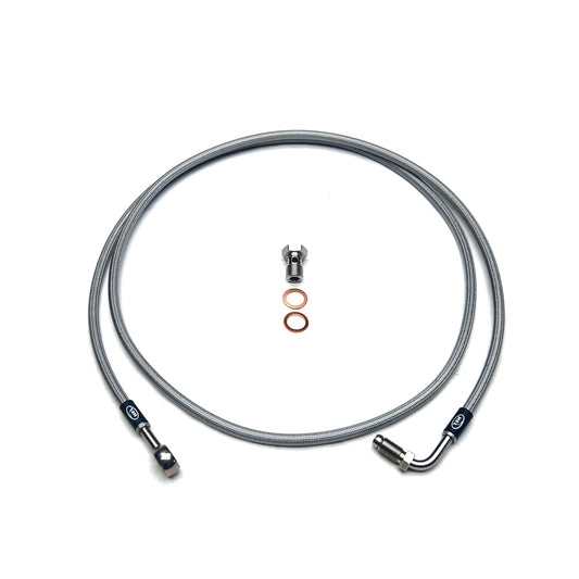 HEL Performance Braided Clutch Line Kit - Honda EP3 Civic Type-R (Full Length) - HEL Auto