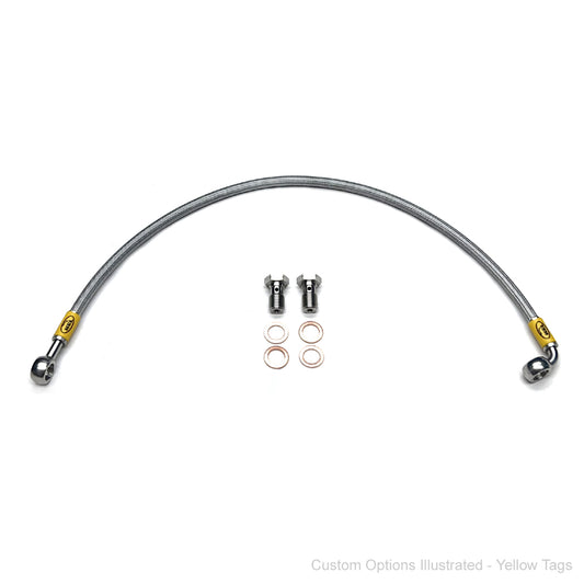 HEL Braided Clutch Line Kit - MAZDA RX-2-5 & RX-7 Series 1-3 w' FC RX-7 Gearbox