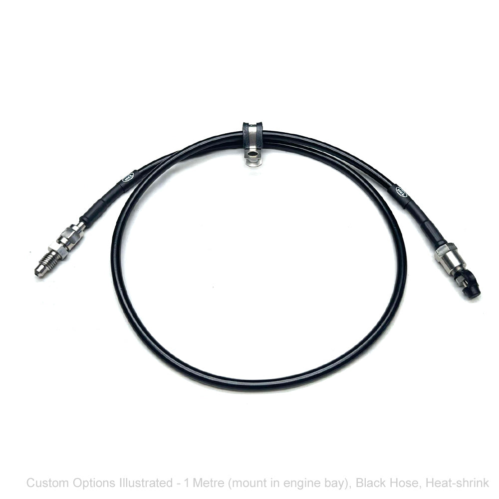 HEL Braided Remote Bleed Bleeder Line Kit - Tremec T56 Gearbox Holden alloy CSC - HEL Auto