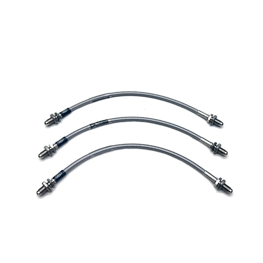 HEL Performance Braided Brake Lines - Ford Escort Mk2 2.0 RS2000 75-80 (F Disc/R Drum)