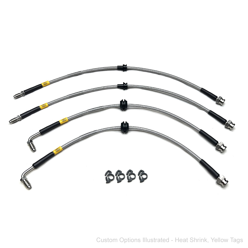 HEL Performance Braided Brake Line Kit - Ford Fiesta XR4 04-09