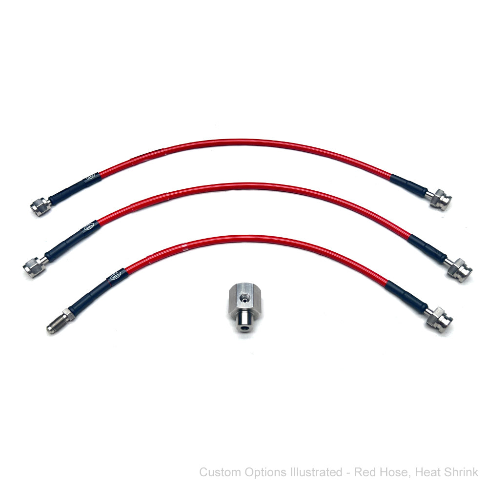 HEL Braided Brake Line Kit - Holden HQ HJ HX HZ one tonner, ute & panelvan