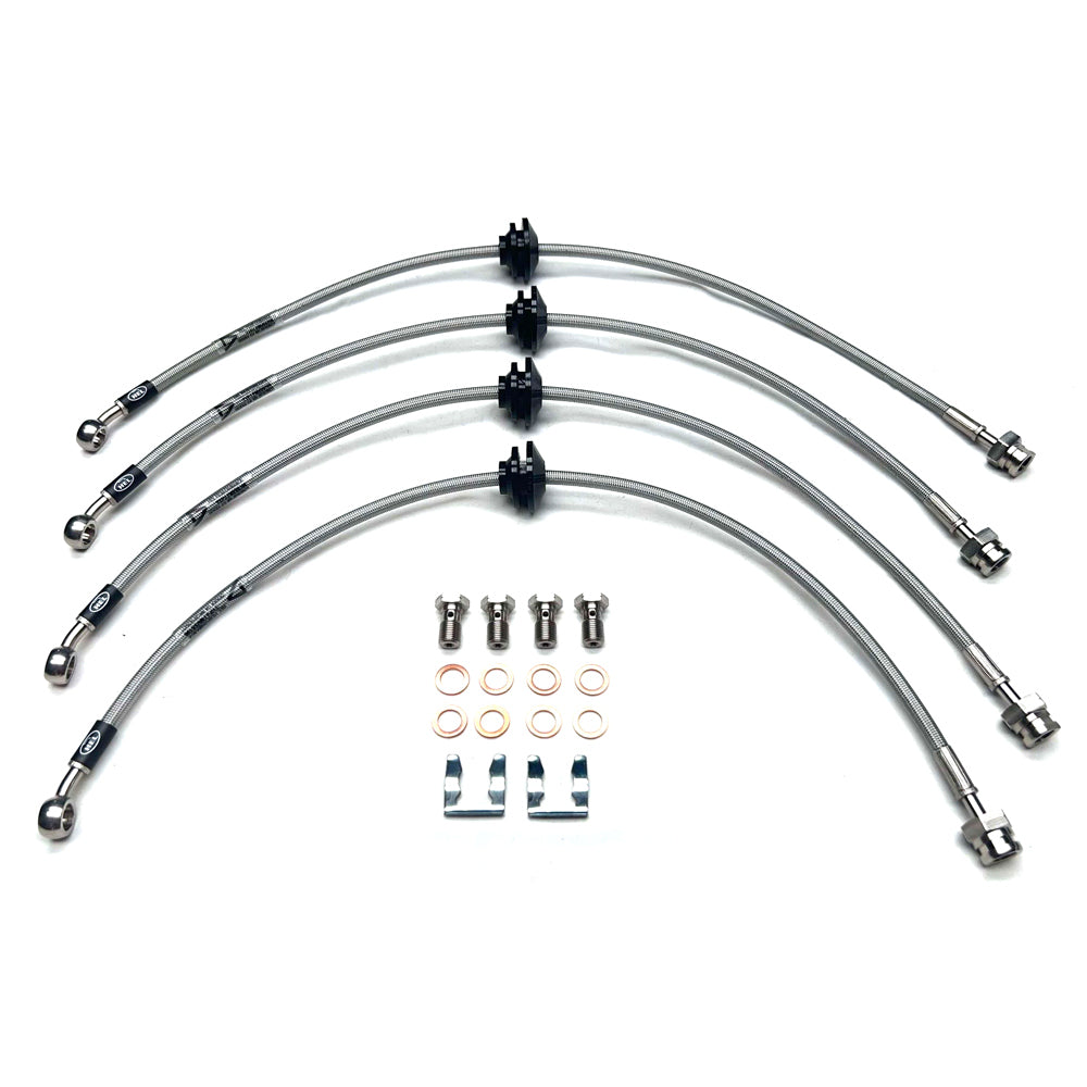HEL Braided Brake Lines R53 Cooper S Mini BMWM-4-003 - Cartel Aus HEL Braided Brake Lines R53 Cooper S Mini BMWM-4-003 - Cartel Aus