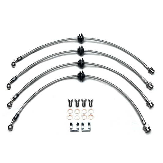 HEL Brake Lines Holden Commodore Series 1 VE 06-09 (Redline Brembo 4-pot Fr, PBR Rr)