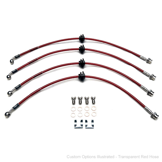 HEL Braided BRAKE Lines Hose HOLDEN Commodore VF Storm SV6 14-16