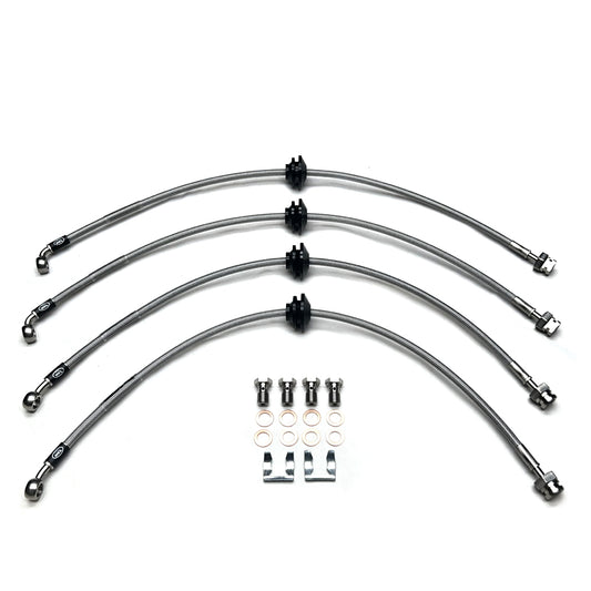 HEL Braided BRAKE Lines Hose HOLDEN Commodore VE SS Sedan Series 2 10-13