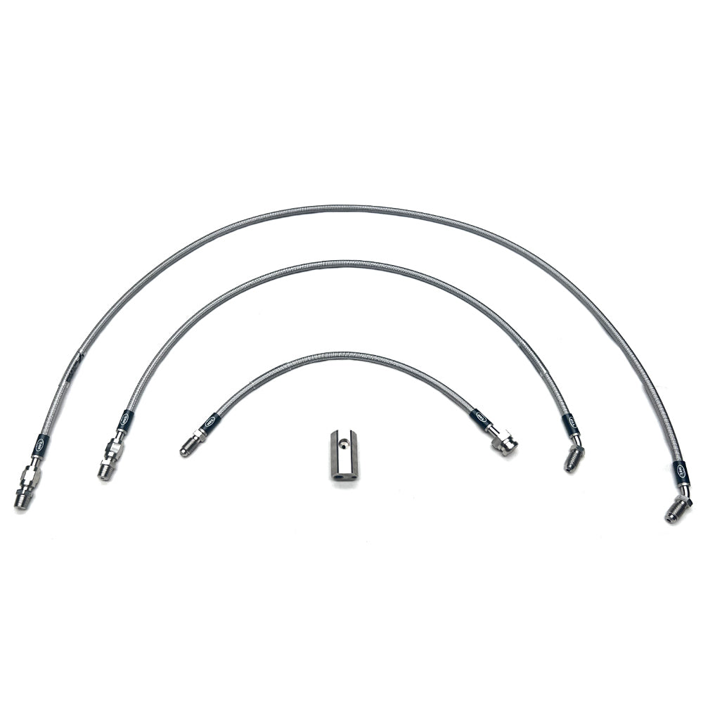 HEL Braided Brake Line Kit - Holden Commodore VL w'9" Diff & Wilwood 1/8 NPT calipers (Diff Lines Only)