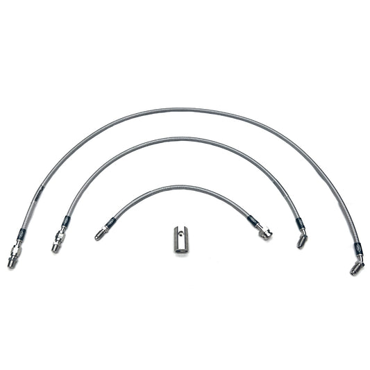 HEL Braided Brake Line Kit - Holden Commodore VL w'9" Diff & Wilwood 1/8 NPT calipers (Diff Lines Only)