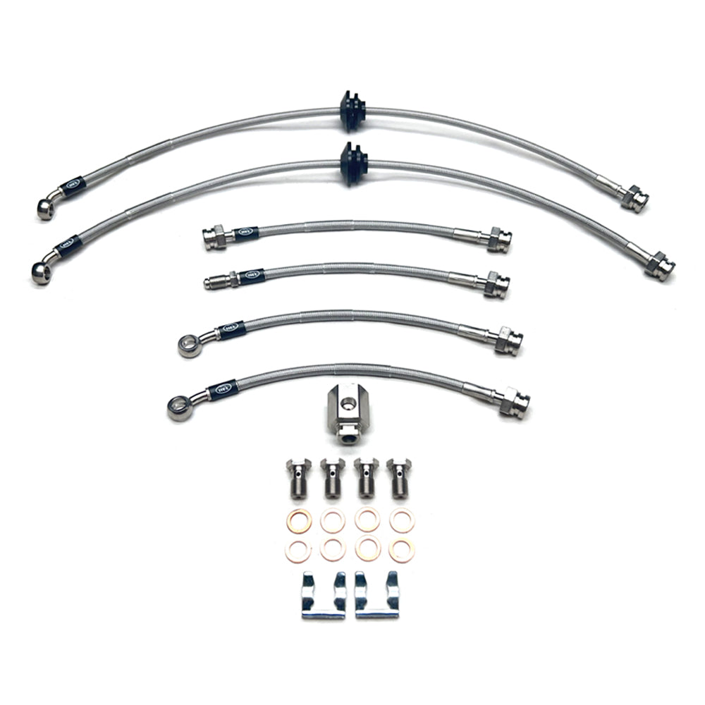 HEL Braided Brake Line Kit - Holden Commodore VT/VU/VX/VY/VZ (IRS, NON Traction Control)