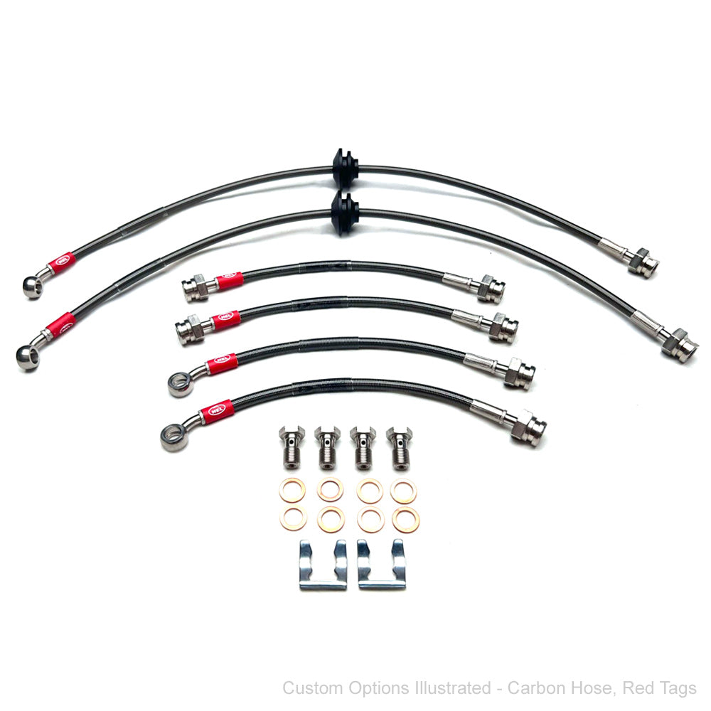 HEL Performance Braided Brake Line Kit - Holden Commodore VT/VU/VX/VY/VZ (IRS, w/Traction Control)