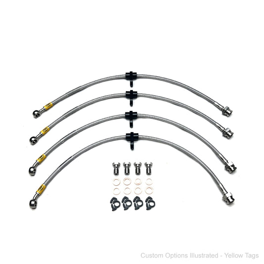 HEL Performance Braided Brake Line Kit - Honda Accord CL7