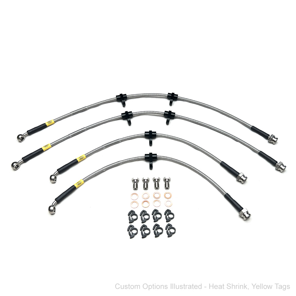 HEL Braided Brake Lines - Honda Civic EG8 1.5 LSi 91-96 (Rear Discs)