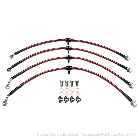 HEL Performance Braided Brake Lines - Honda Civic RS FC/FK 1.5 Turbo 16+ (10th Gen)