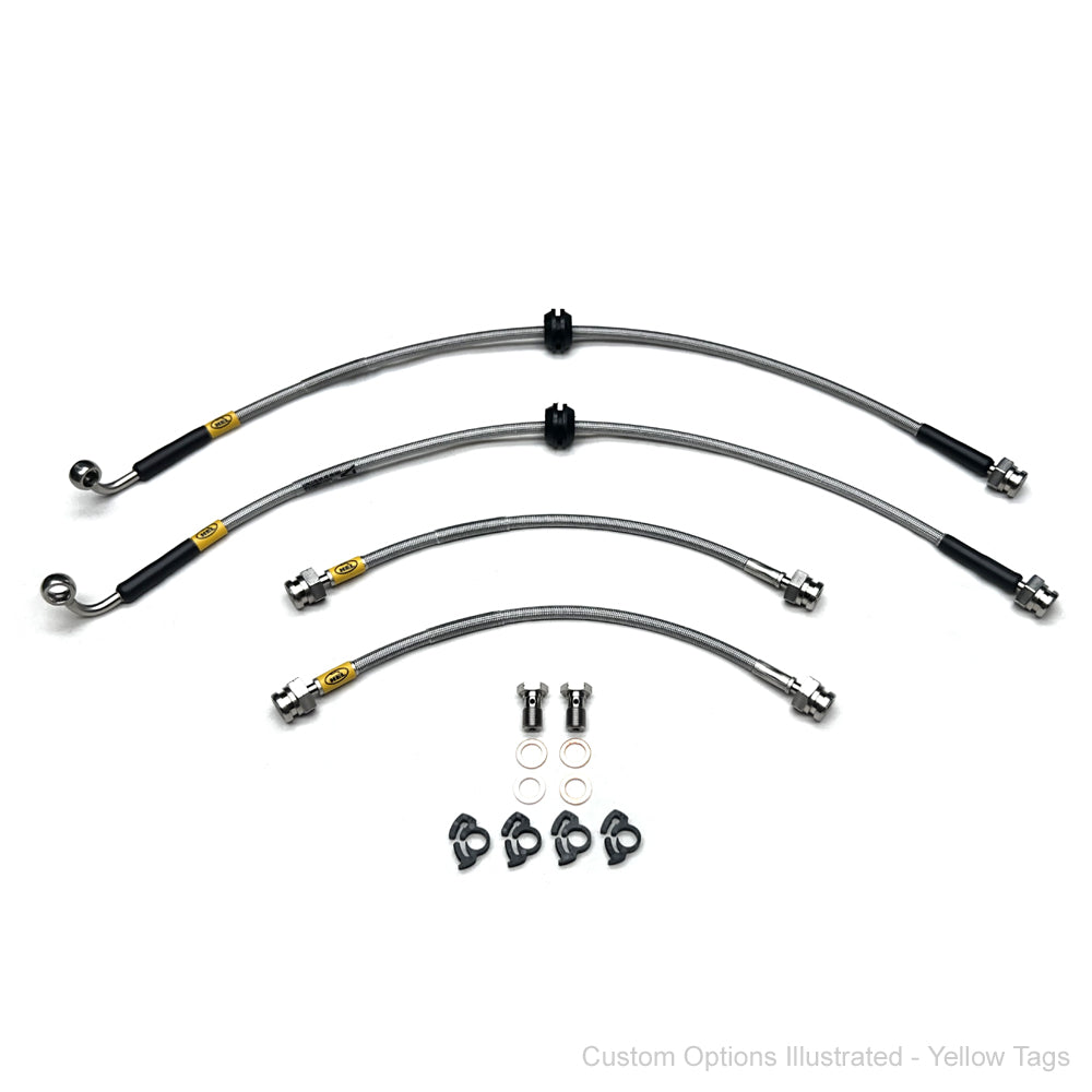 HEL Performance Braided Brake Lines - Kia Carnival 2.9TD 04-