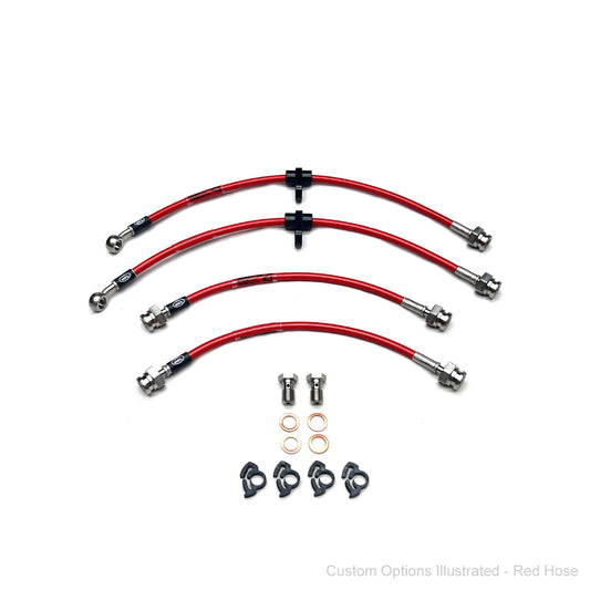 HEL Performance Braided Brake Lines - Mazda 2 1.5 Sport 07-