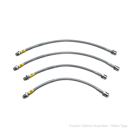 HEL Performance Braided Brake Lines - Mercedes E Class 210 Series E430 4.3 97-02