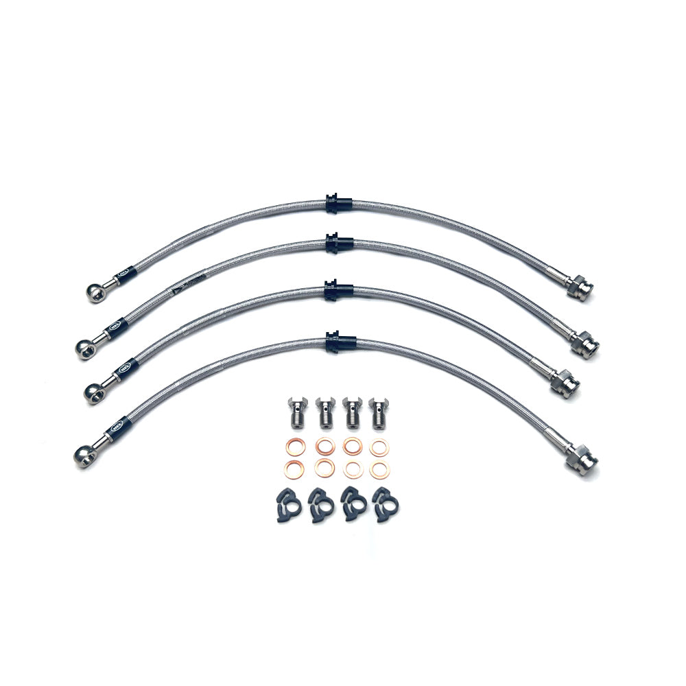 HEL Performance Braided Stainless Steel Brake Line Kit – For Fiat 500, 595, 695 Abarth