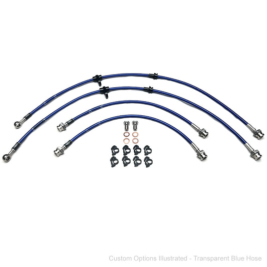HEL Performance Braided Brake Line Kit - Mitsubishi Triton 4x4 MN/ML (2" Lift) - HEL Auto