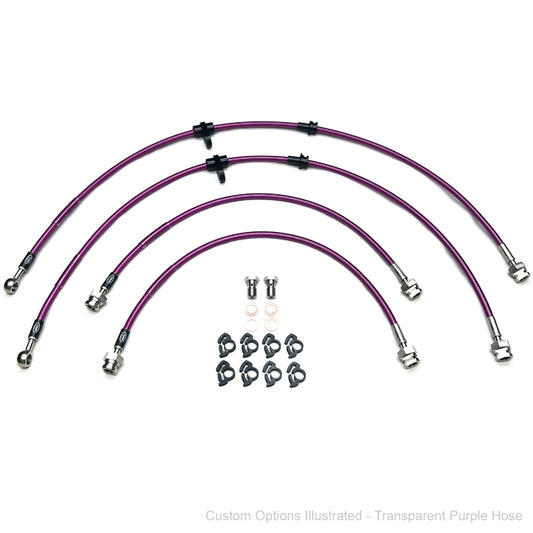 HEL Performance Braided Brake Line Kit - Mitsubishi Triton 4x4 MQ (4" Lift)