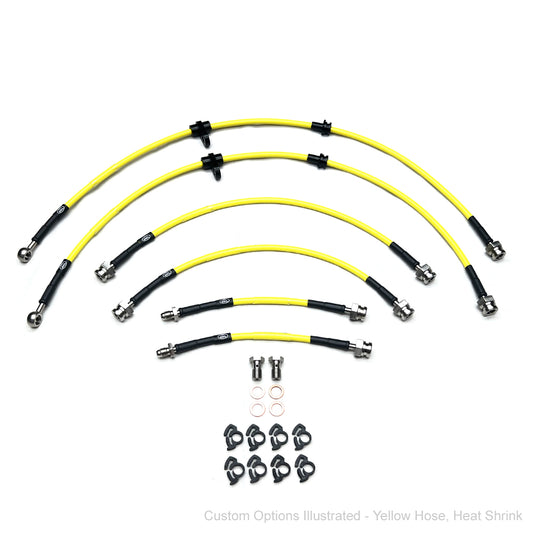 HEL Braided Brake Line Kit - Mitsubishi Challenger PB PC 2.5 08-16 (2" Lift)