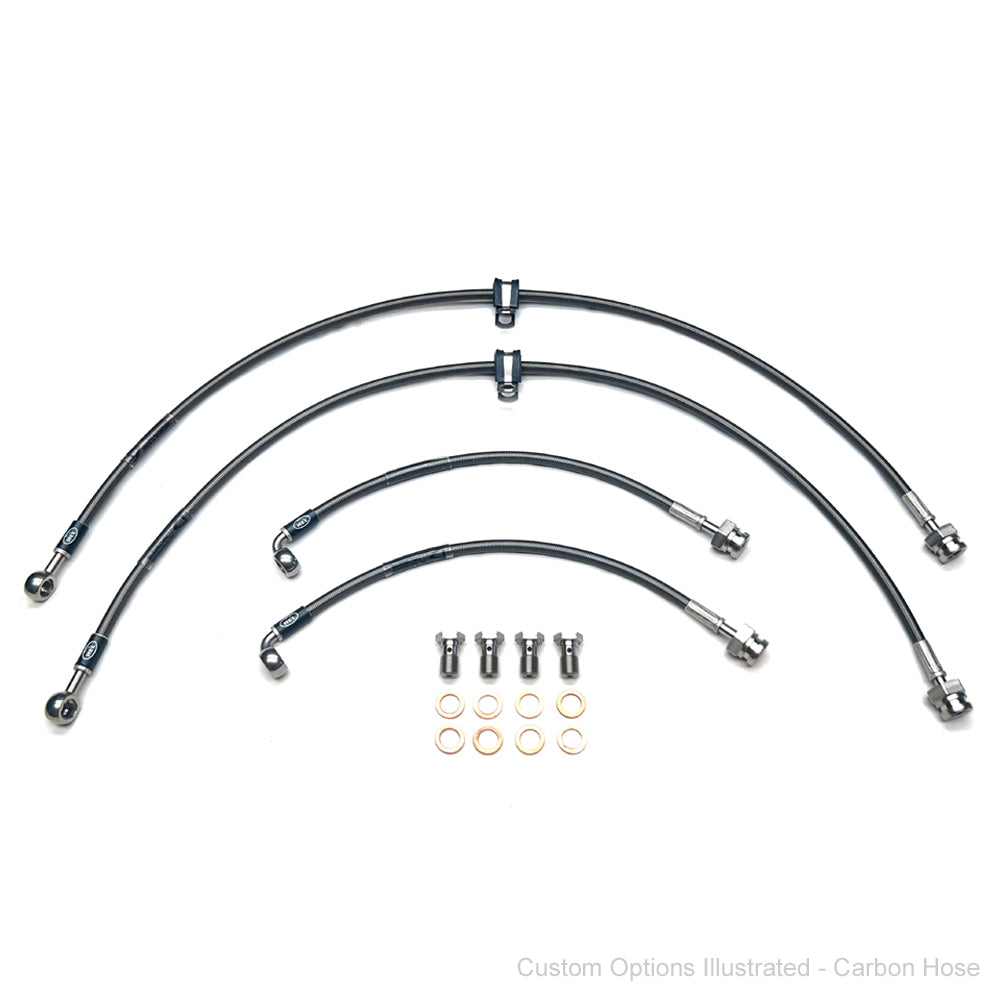 HEL Performance Braided Brake Line Kit - Nissan Z34 370Z - HEL Auto
