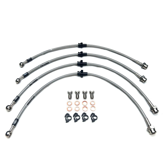 HEL Performance Braided Brake Lines - Nissan Pulsar SSS N15 96-00 (ABS)