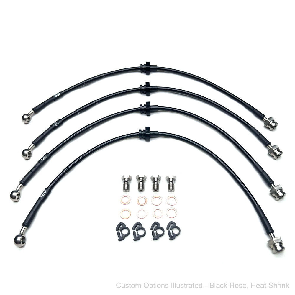 HEL Performance Braided Brake Line Kit - Nissan Pulsar N14 - HEL Auto
